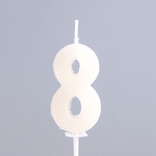 100个装数字蜡烛生日蛋糕装饰无烟小蜡烛儿童浪漫象牙白色蜡烛