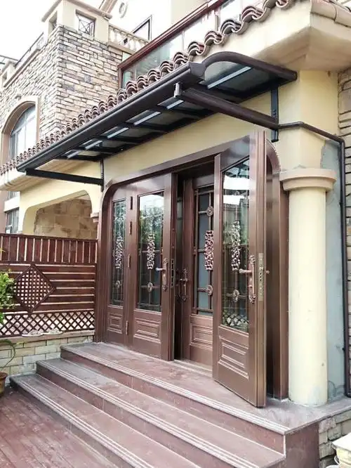 青岛精巧铝合金入户门棚厂家