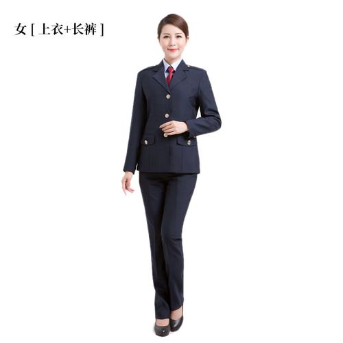 税务制税潮务制服西服春秋装三粒扣大厅春裤子工作服冬服工装职业