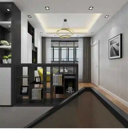 青浦区龙湖滟阑珊160平现代简约风格复式装修效果图