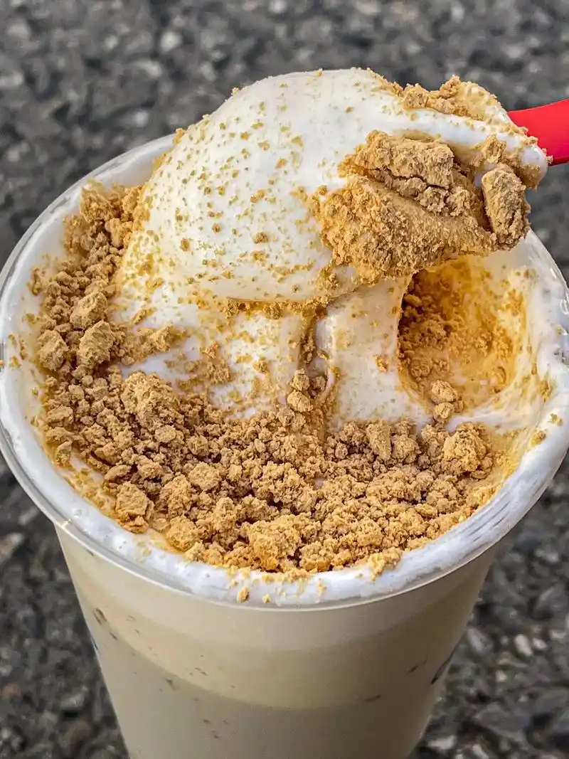 我每次必点的豆乳米麻薯奶茶,有跟我一样喜欢喝的吗?