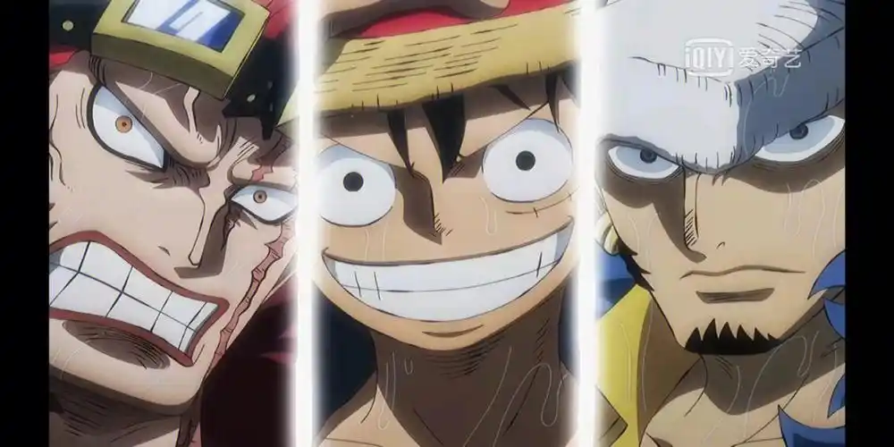 冲啊草帽海贼团打倒百兽凯多