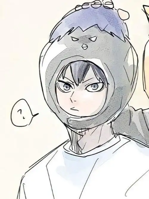 排球少年#这个kgym也太可爱了吧喂  完完全全是一颗乌野小蓝莓!