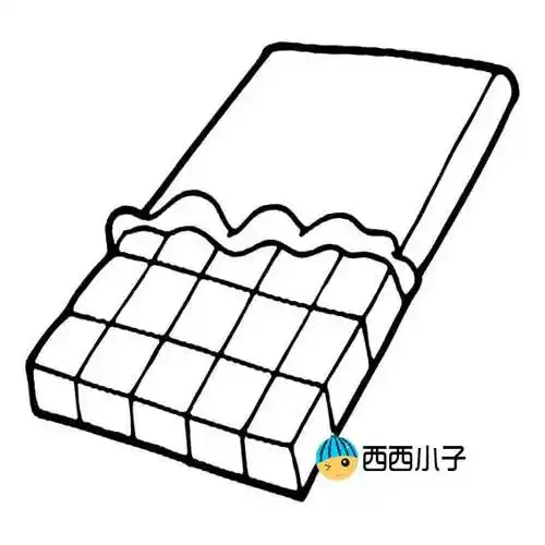 巧克力简笔画巧克力简笔画超简单