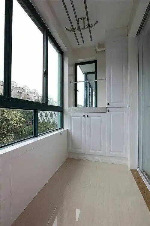 原来阳台可以这样打地柜,我也要让木工打一个!