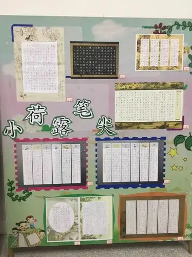 翰墨飘香各类展板布置注释:可以用作对正文的补充活动准备精心设计