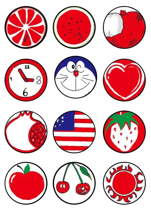 创意兔子胸章设计