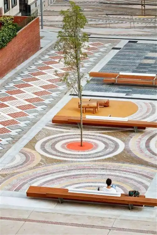 道法自然丨干货满满:你见过这样的地面铺装么?_广场