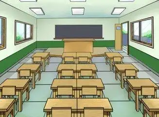 教室怎么画图片