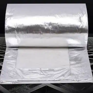 首页>家装,建材>功能材料>保温,隔热材料>硅酸铝针刺毯贴防火铝箔布