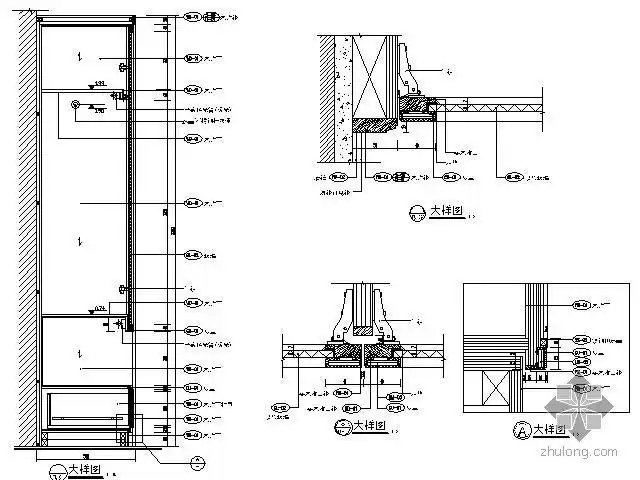 休闲房大衣柜详图-室内节点详图-筑龙室内设计论坛