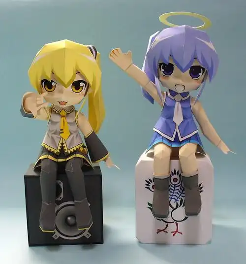 推荐亚北音留q版纸模型