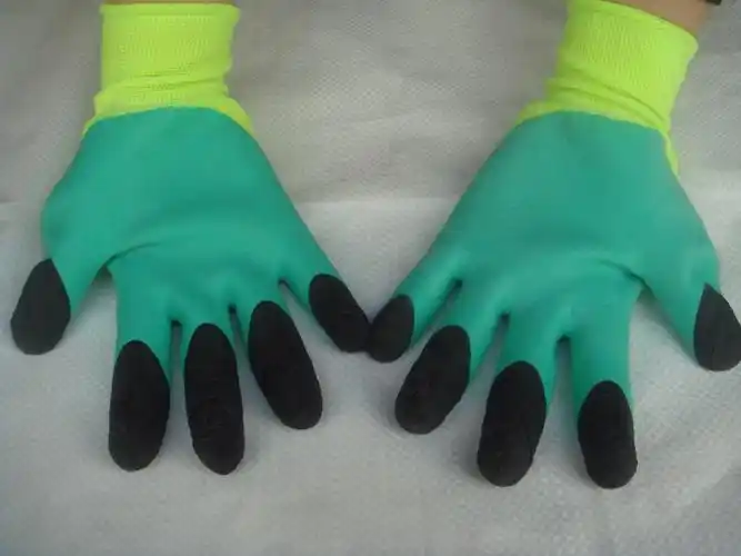 透气王手套 透气舒适手指涂胶 耐磨无味背面满胶 劳保防切割手套