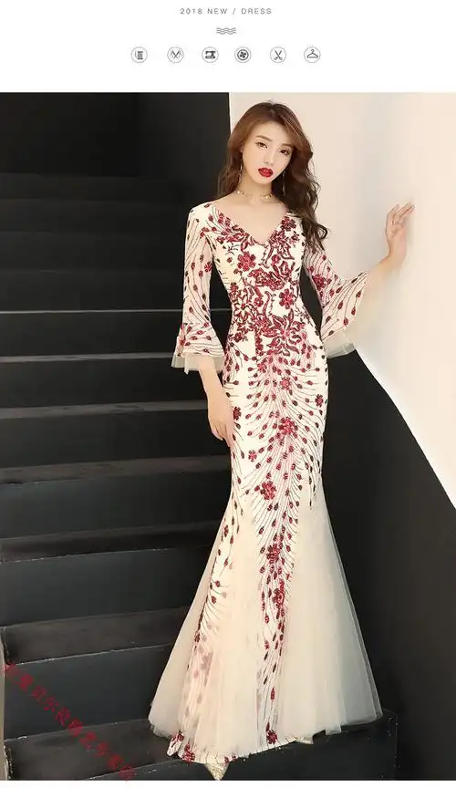 拉夏贝尔homme高档女装小晚礼服裙宴会气场女王演出服派对显瘦主持人