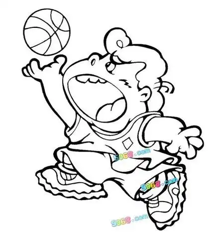 求卡通篮球人物图案艾佛森图片有关打球简笔画的内容就分享到这里