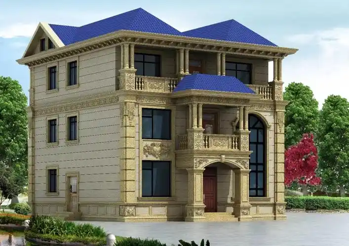 2019年最齐全的别墅外墙石材装修效果图