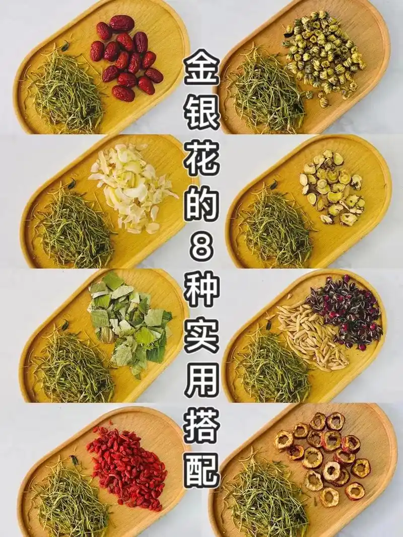 金银花经典搭配.#抖音助农 #养生花茶 #草本植物 #花茶搭 - 抖音