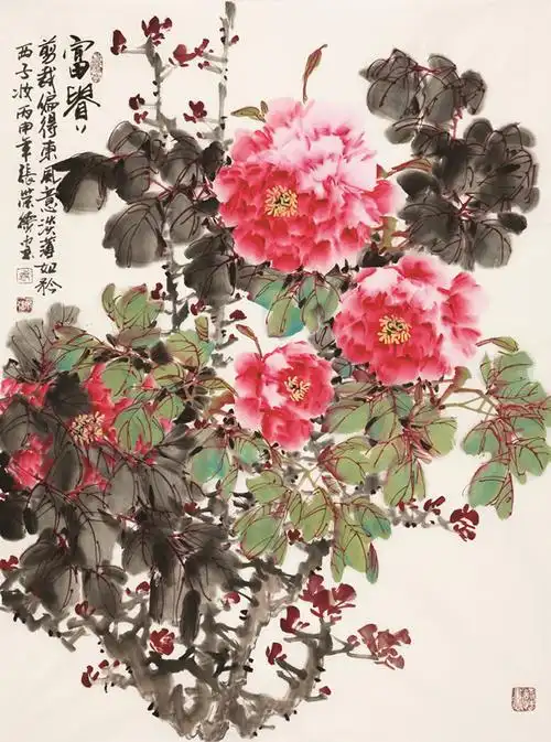 以写意牡丹立足画坛的张荣德先生,并不满足已经取得的成绩,他想以自己