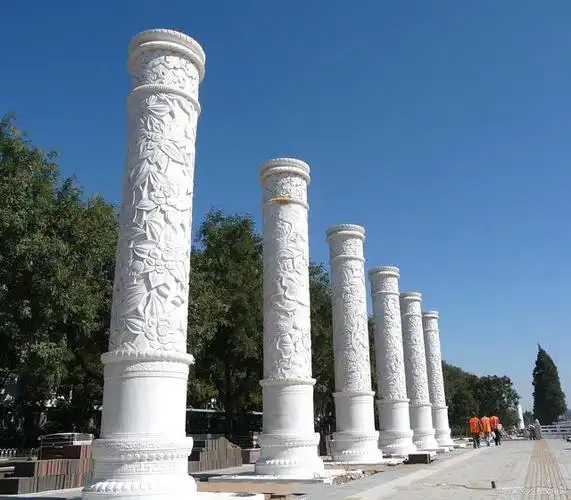 石雕龙柱寺庙石柱选材以及工艺要求简析