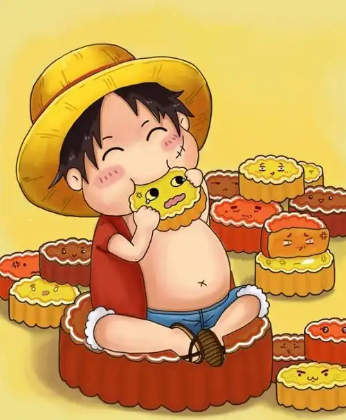 吃货路飞萌萌哒