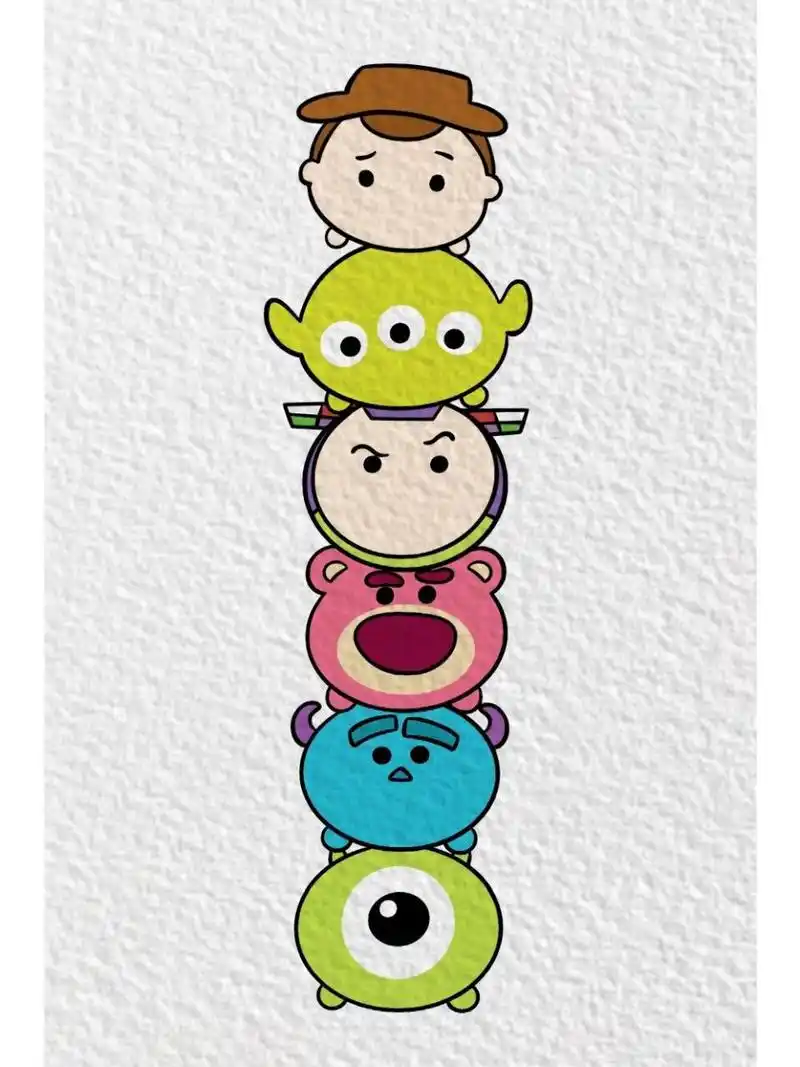 简笔画|【松松叠叠乐】(附过程) 95 95 95 【对这世界来说,你