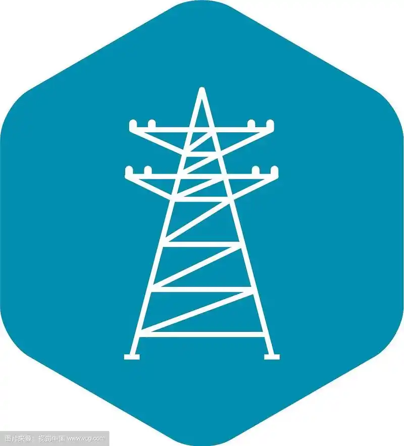 电塔图标风格简约