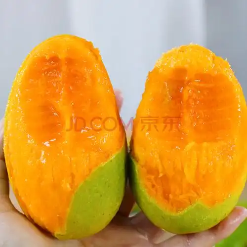 深子湖 云南鸡蛋芒本地芒果椰香芒果水果新鲜绿皮鸡蛋芒果10斤整箱 10
