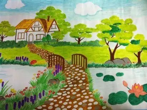 6.1有奖绘画征集|与心童行,九溪庐仙境