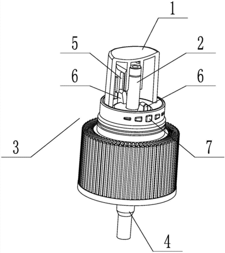 一种按压式喷头的制作方法
