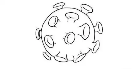 简单又漂亮病毒简笔画怎么画病毒新冠状病毒简笔画教学画法