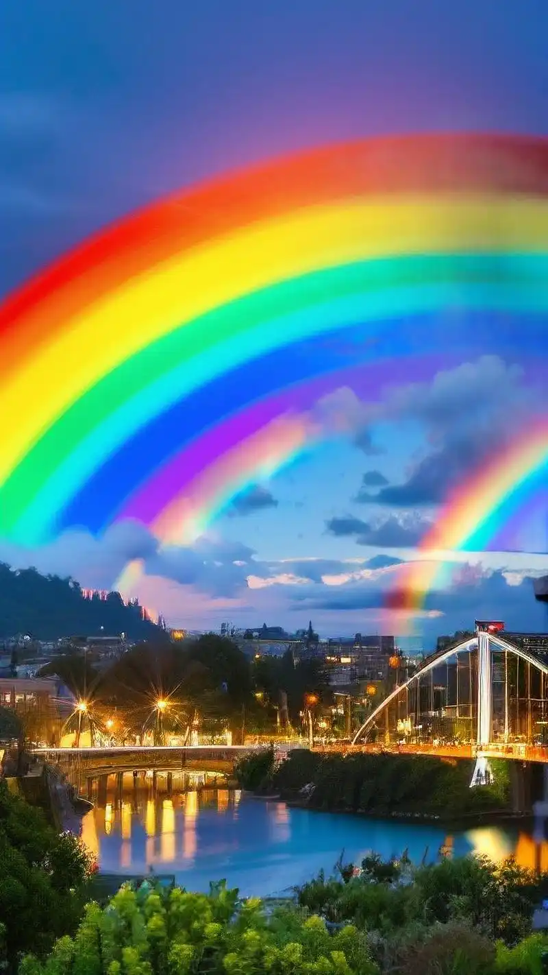 寓意好的壁纸,带来好运的彩虹96