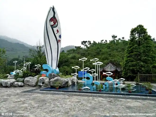 凉风梦乡渔村雕塑景观