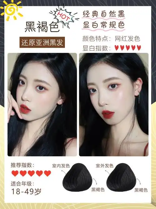 奶茶灰棕色染发剂膏2021流行色女亚麻自然黑茶色奶茶色