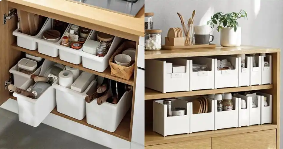 41款高颜值与实用并存的厨房收纳工具,置物架,冰箱收纳盒……厨房再乱