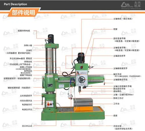 z3040摇臂钻床超强型12级齿轮超低速