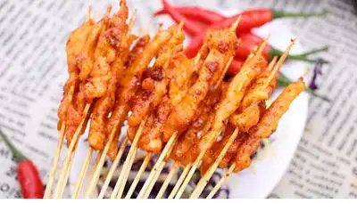 多多鸡肉串里叽小串鲜肉手把串串30支10把10包油炸小串其它