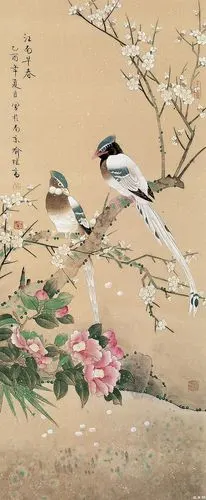 当代画家喻继高花鸟画欣赏 - 李梨 - 李梨