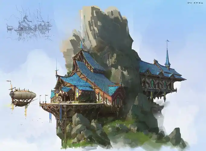 杜震-场景概念图|插画|概念设定|艺数绘eart - 原创作品 - 站酷
