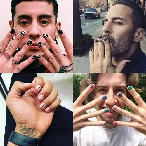 男人配美甲更帅气有没有感觉自己看错了