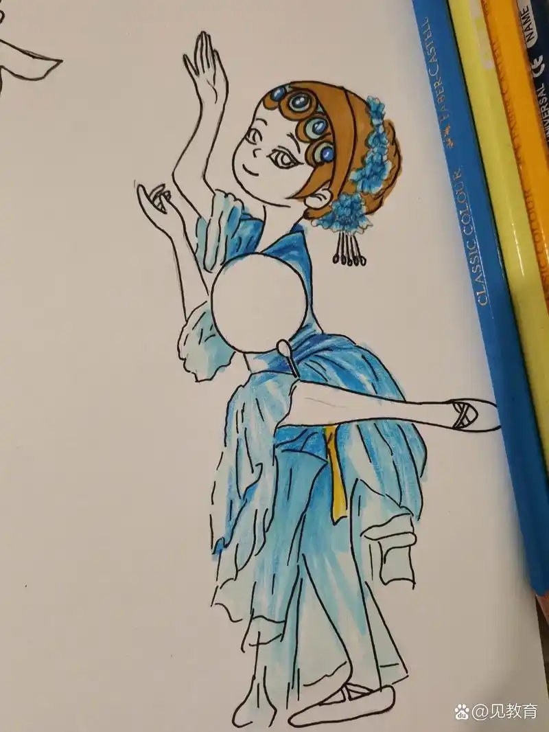 舞蹈手抄报 好久没练手了 舞蹈手抄报