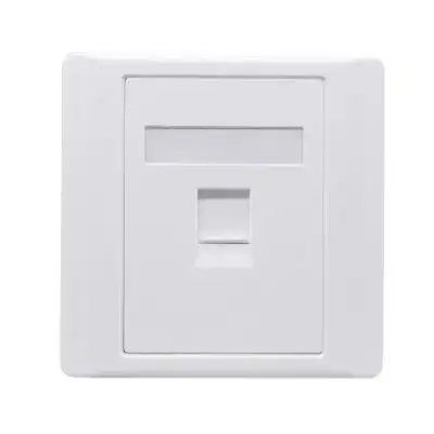 86型单口网络 网线插座 电脑插座网络面板,信息面板,可oem贴牌