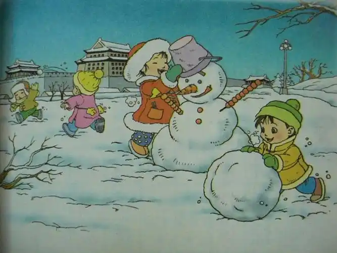 写话下雪了100 下雪了看图写话-中小学优秀作文大全_作文模板_写作