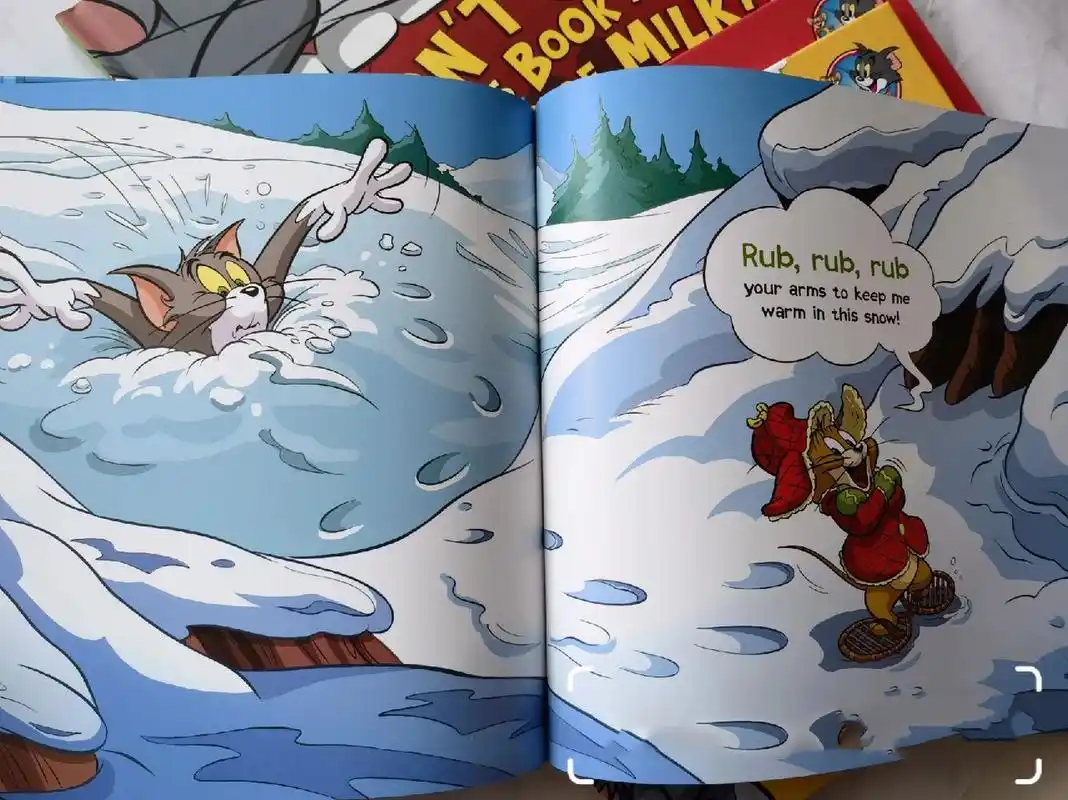 猫和老鼠互动绘本 经典卡通动画,tom and jerry 猫和老鼠互动故事绘本