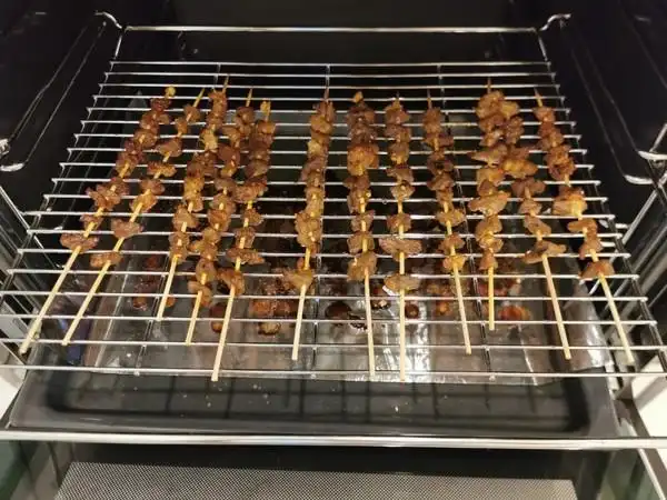 漂2016做的烤羊肉串烤箱版