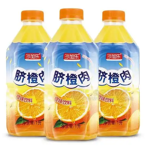 沙加乐脐橙肉橙味饮料 1l