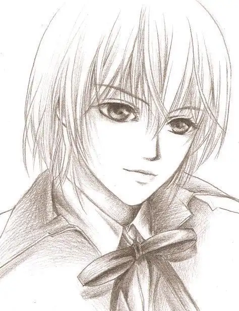 卡通人物肖像素描图片