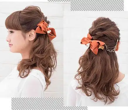 2款大蝴蝶结发型扎法 装饰出端庄优雅气质