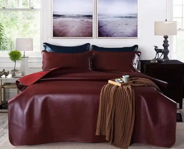 高级感的牛皮凉席这样搭配更好看