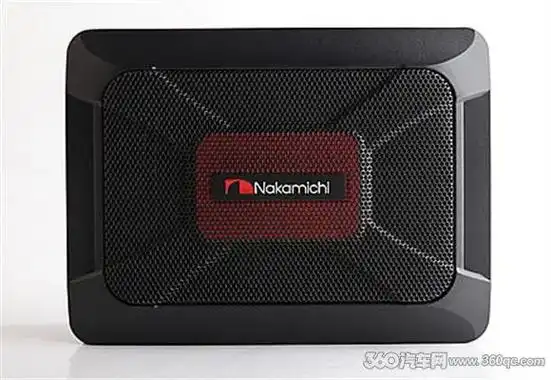 中道nbf609s有源超薄低音炮68矩形设计低频很劲爆