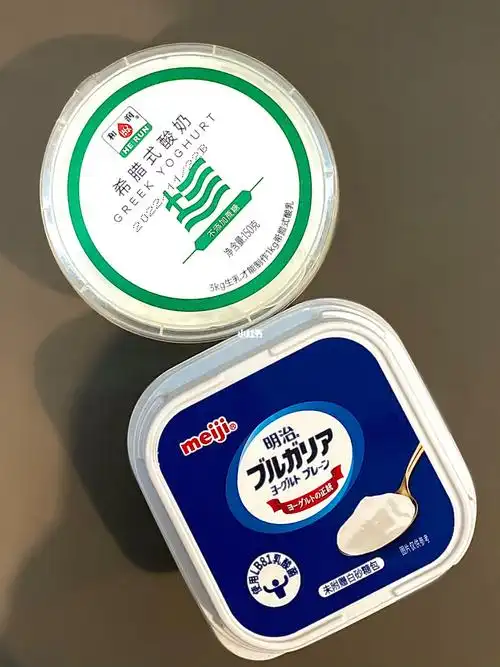 希腊式酸奶明治meji和润